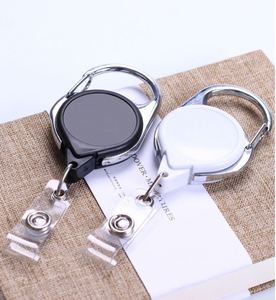 Wholesale Promotional Retractable <b>Keychains</b> <b>Custom</b> Logo Durable Metal Badge Reels Ideal Gift for Team Building Business Events - Product Image 2