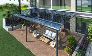 <span class=keywords><strong>Toldo</strong></span> Retráctil Independiente para Patio con Estructura de Aluminio Resistente, Diseño a Prueba de Viento para Reuniones en Jardín al Aire Libre y Sombra para Piscina - Product Image 5