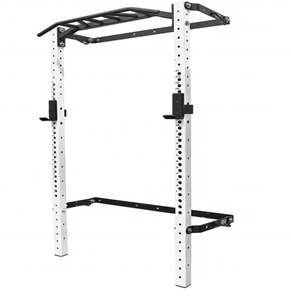 <span class=keywords><strong>Rack</strong></span> à Squats <span class=keywords><strong>Pliable</strong></span> Mural Gain de Place pour la <span class=keywords><strong>Musculation</strong></span> avec Banc Réglable et Barre de Traction - Product Image 6