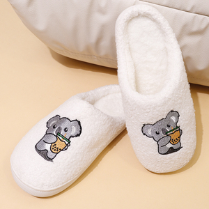 Zapatillas de casa para mujer 2025 con suela de TPR y parte superior de felpa, nuevas ideas de producto para otoño e invierno, garantía de calidad. - Product Image 6