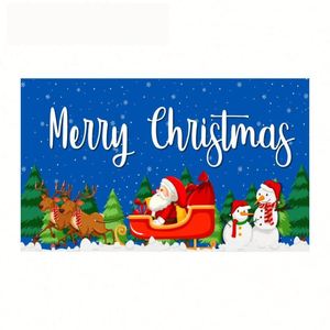 Merry Christmas Holiday Decor House 3X5 <b>Flag</b> Seasonal 100D Fabric Decorative Banner <b>Flags</b> - Product Image 1