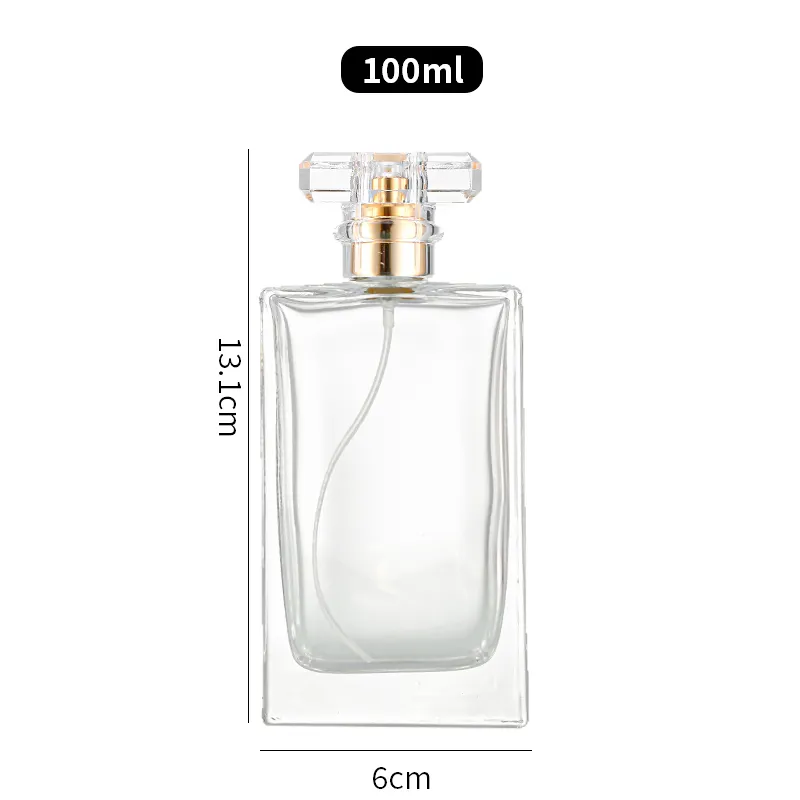 Großkauf von kundendefinierten klassischen durchsichtigen Parfümflaschen, luxuriöse Optionen