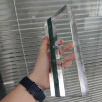 Trophée en verre marbré, plaque de récompense en cristal gravée pour la reconnaissance des employés, les compétitions sportives, le team building