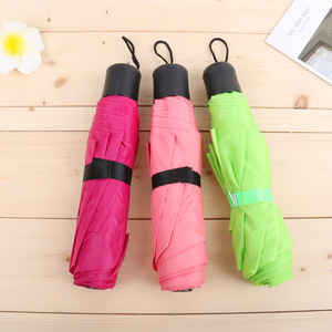 Parapluie pliant manuel publicitaire 3 sections, personnalisé avec logo, design minimaliste, vente en gros, Chine, promotionnel, pas cher - Product Image 4