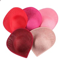Kadın DIY Kentuchy Derby geniş ağız 30cm kilise Ascot düğün gelin Sinamay şapka baz düğün parti elbise Fascinator şapka