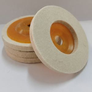 Roue de polissage en feutre de laine de 100 mm pour l'acier inoxydable, le métal, le verre, polissage fin - Product Image 6