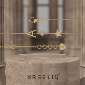 Pulsera de Oro Blanco Personalizada con Inicial y Estrella para Mujer, Delicada Cadena con Dije de Letra A y Estrella, Joyería, Regalo Personalizado - Product Image 3
