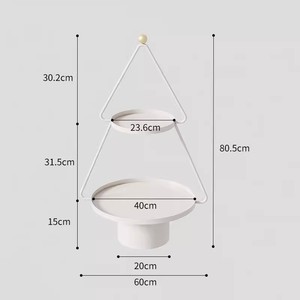 Modern Fashion Design <strong>Christmas</strong> <strong>Tree</strong> Shape 2 Tiers Green Storage Coffee <strong>Table</strong> Shelf Stand Living Room Furniture Home Office - Product Image 5