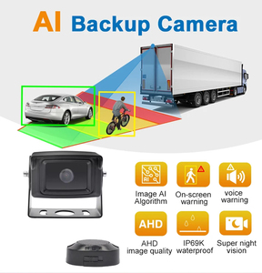 Màn hình 7 inch với hệ thống giám sát an toàn lái xe AI BSD, <span class=keywords><strong>camera</strong></span> lùi xe tải với báo động & phát hiện người đi bộ cho các phương tiện - Product Image 2