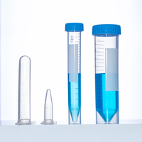 Tube en plastique PP 10ml 50ml 15ml Tube à centrifuger avec capuchon Tube EP à grande vitesse utilisé en laboratoire 1.5ml 2 ml