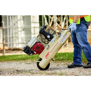 Compresor de Aire Ingersoll Rand de 5.5 HP y 8 Galones, a Gasolina, de Doble Cilindro, para Pistolas de Clavos, Amoladoras, Inflado y Trabajos de Impacto - Product Image 4