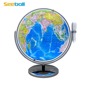 Seeball 32cm thông minh đọc giọng nói toàn cầu cho Niềm Vui Học Tập Địa Lý và trang trí nội thất tinh thể bề mặt của máy tính để bàn toàn cầu - Product Image 2