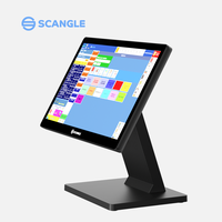 Terminal POS Táctil Scangle D6 Precio de Fábrica, Pantalla Táctil de 15.6 Pulgadas con Sistema Operativo Windows/Android