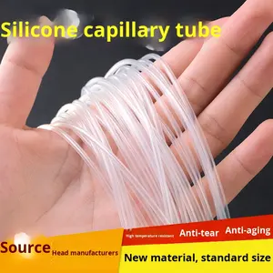 หลอดซิลิโคนใส [ขนาดเล็ก] ท่อใสทนต่อการฉีกขาดท่อซิลิโคนขนาด0.5มม./1/2/3 - Product Image 2