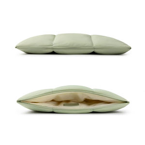 Trọng lượng nhẹ dễ thương phụ nữ Fluffy Túi máy tính trường hợp phụ nữ Puffy puffer chần máy tính xách tay tay áo túi cho Macbook - Product Image 5