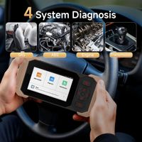 Think Scan 641 Auto-Diagnosegerät OBD2 Scan Vollautomatischer ABS SRS Motor-Tester Universelles Fehlerdiagnose-Instrument für Alle Fahrzeuge