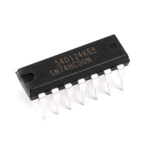 Circuito Lógico SN74HC00N, Chip con 4 Entradas y 2 Salidas, Puerta NAND, DIP-14 - Product Image 1