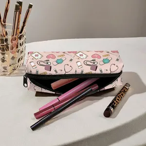 Trousse à crayons et étui à stylos en tissu imprimé sur le thème <span class=keywords><strong>des</strong></span> soins médicaux pour garçons/filles - Le cadeau idéal, motif dessin animé 2D plat, fournitures scolaires et de bureau pour enfants - Product Image 5