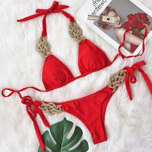 Mujeres 2022 Sexy diseñador personalizado trajes de baño traje de baño 2 piezas <span class=keywords><strong>Bikini</strong></span> logotipo personalizado verano <span class=keywords><strong>Bikini</strong></span> - Product Image 2