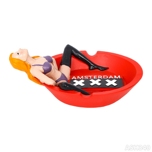 Accessoires pour fumeurs en résine, design de <span class=keywords><strong>femme</strong></span> en bikini assise sur un cendrier avec ses jambes écartées, vente en gros - Product Image 4