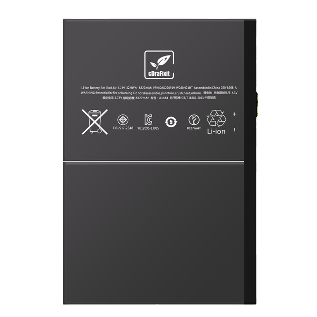 Hot Sale 0 Cycle Replacement Battery for iPad 1 2 3 4 5 6 7th for iPad Air 4/3/2 iPad Pro 11