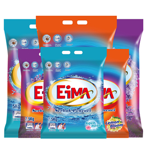 Detergente Concentrado para <span class=keywords><strong>Ropa</strong></span> en Polvo, 5kg/2.5kg, Ecológico, con Aroma Intenso y <span class=keywords><strong>Suavizante</strong></span> - Product Image 1