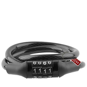 Candado de Cable con Contraseña Fija Yueli, Combinación de 4 Dígitos, Cabeza de Aleación Anti-Corte, Candado de Seguridad para Bicicleta - Product Image 5