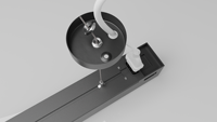 Lampe linéaire LED contemporaine, style minimaliste, pour chambre à coucher, bureau à domicile, lampe de table, commande tactile, longueur moyenne, blanche, garantie de 3 ans