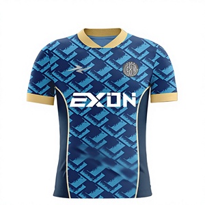 Camiseta de Fútbol Personalizada de Alta Calidad Versión Tailandia, Logotipo Sublimado y Bordado, Uniforme de Club de Fútbol para Hombre Adulto, Pantalón Corto - Product Image 3