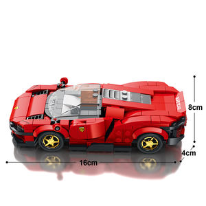 DAYTONA SP3 STATIC EDITION-Blocs de construction de voiture de sport électrique pour enfants et adultes, 306 pièces, - Product Image 3