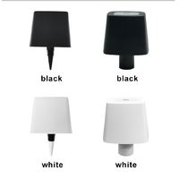 Lampe de Table Poteau Lumineux Assemblé Tactile Rechargeable Sans Fil Étanche Portable à Longueur Réglable pour Bouteille de Vin