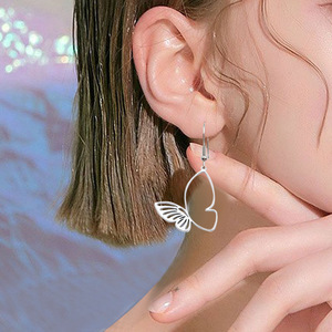 Charmes de papillon creux en <span class=keywords><strong>filigrane</strong></span> simples et élégants pour collier boucles d'oreilles pendentif accessoires de bijoux à bricoler soi-même - Product Image 2