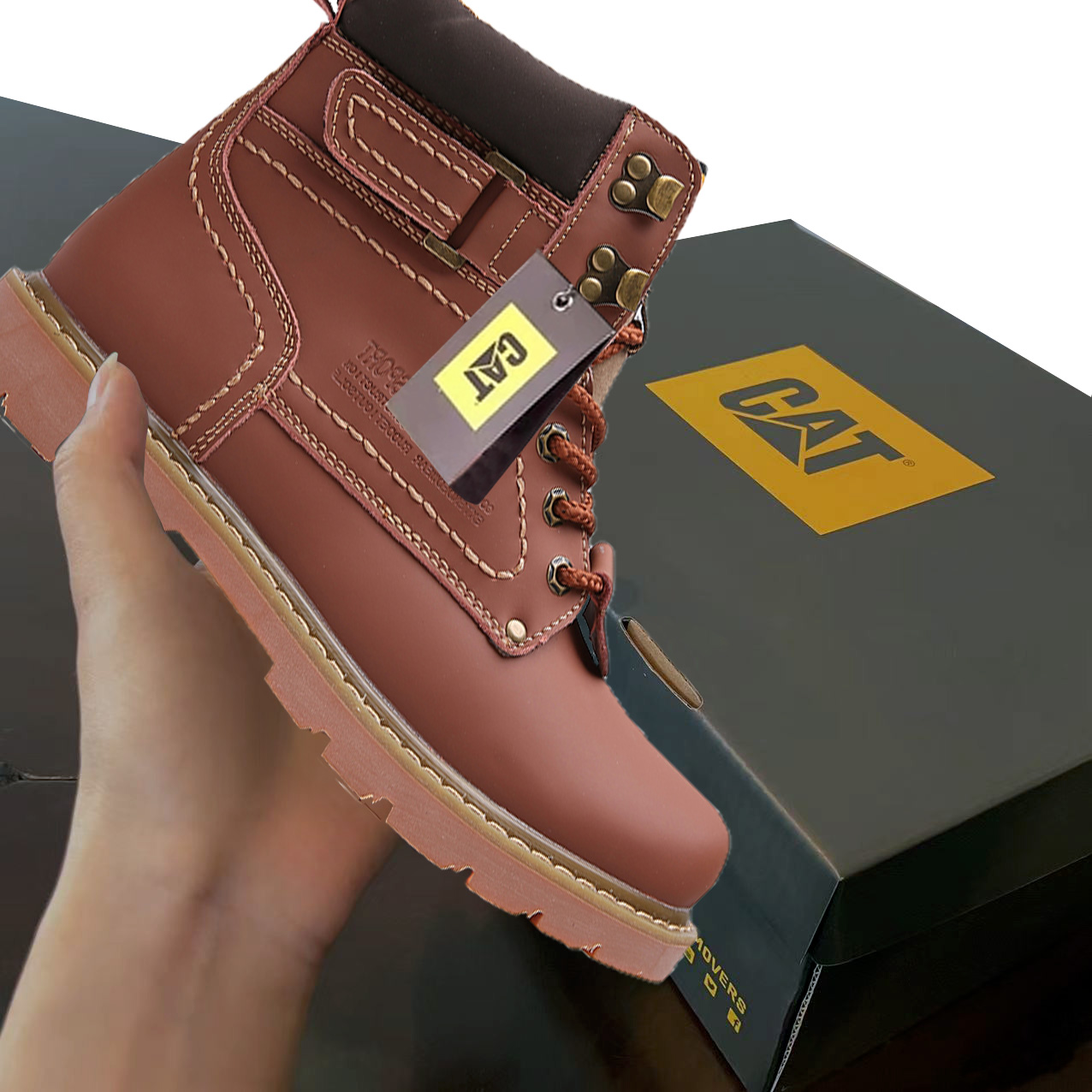 Botas De Seguridad Caterpillar Caña Alta - Original | MercadoLibre