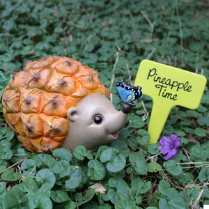 Statue d'ananas de jardin en résine, figurines d'ananas hérisson, sculptures d'hérisson, décorations, artisanat - Product Image 5