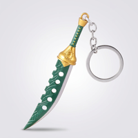 8 modèles de mini-sabres en alliage de 8 à 12 cm inspirés des Sept Pêchés Capillaires, porte-clés pour les fans d'anime, en cadeau