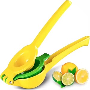 Presse-agrumes manuel 2 en 1 facile à utiliser, presse-citron et presse-lime, extrait les jus en quelques secondes, outils pour fruits et légumes - Product Image 1