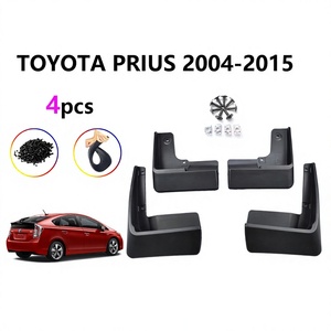 FOR Toyota Prius <b>Mud</b> <b>Flaps</b> 2004-2015 Plastic Black Tire Guards For Car Deflectors - Product Image 5