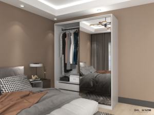 2024 Customized Size Home Hotel <b>Wardrobes</b> Simple Bedroom Wooden Modern Clothes <b>Wardrobe</b> - Product Image 6
