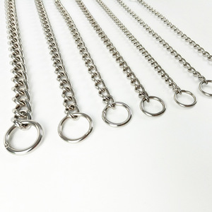 Collier pour chien en acier inoxydable réglable avec rivets, motif uni, idéal pour l'entraînement et la promenade quotidienne - Product Image 4