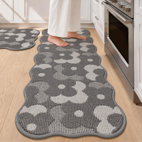 Tapis de cuisine antidérapants, lavables en machine, absorbants et résistants aux taches, pour cuisine et buanderie