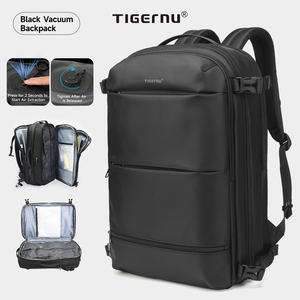 Tigernu Hot Sell Waterproof Automatic Vacuum Compression <strong>Backpack</strong> TSA Lock Anti Theft Men Airbag Laptop <strong>Backpack</strong> - Product Image 1