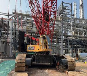 Grúas sobre orugas SANY de 400 toneladas de alta potencia con transmisión hidráulica, usadas, se venden bien en Arabia Saudita - Product Image 2