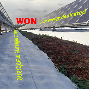WON, venta al por mayor, membrana reflectante comercial personalizada duradera, polietileno blanco para panel solar fotovoltaico, garantía de 5 años de rollo para exteriores - Product Image 5