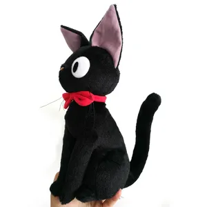 25cm Miyazaki Hayao Kiki teslimat hizmeti Kiki siyah çanta dolması hayvan Doll peluş oyuncak kız doğum günü hediyesi