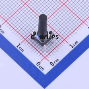 TS-1002-BR16026 Tactile Switch Through hole-4P,6x6mm Switch Single Pole Single Throw Round Button 2.6N Through Hole - Product Image 1