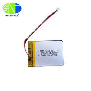 사용자 정의 803030 852540 602248 리튬 이온 배터리 팩 3.7V 650mAh 2.405Wh 리포 배터리 - Product Image 5