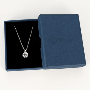 Collar con Colgante de Moissanita Redonda de 8mm y 2.0ct, Plata 925 de Alta Calidad, Estilo Burbuja, para Mujer - Product Image 6