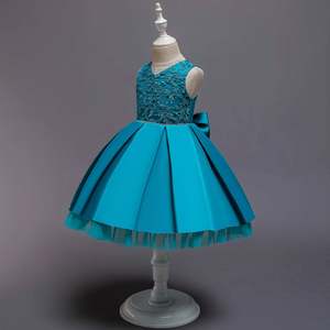 185 Diseños de Vestidos para Niñas, Vestido de Verano con Diseño Simple, Satén, Formal, para Bodas, Fiestas, Vestido de Gala - Product Image 6