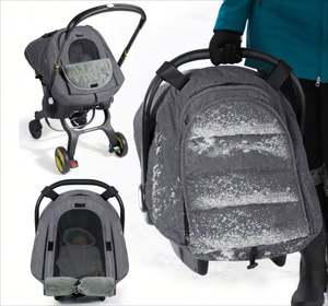 Funda Universal para Asiento de Coche para Bebés con Cremallera Ajustable, Funda de Invierno para Asiento de Coche para Bebés - Product Image 5