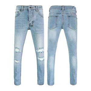 Jeans Denim Hip Hop di Alta Qualità per <span class=keywords><strong>Uomo</strong></span>, Pantaloni Stile Vintage Y2K, Effetto Vissuto, Streetwear Ksubis - Product Image 5